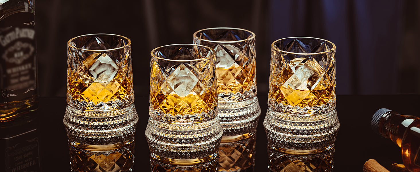 Mizuro Heritage: Kesshō Prism Decanter | Hand-Cut Crystal Barware