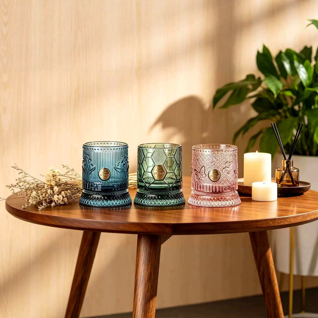 The Mizuro Bloom — Gold-Rimmed Spinning Glass