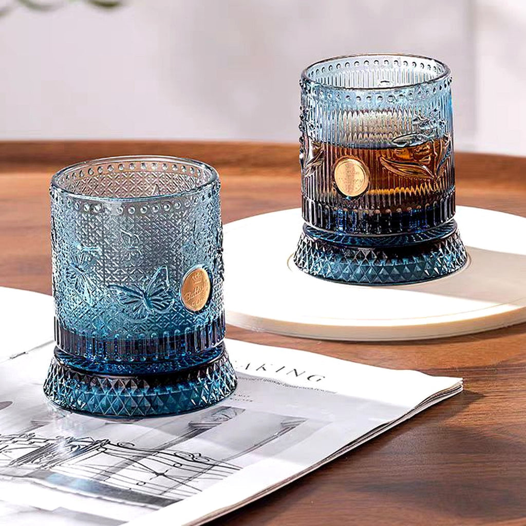 The Mizuro Bloom — Gold-Rimmed Spinning Glass