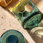 The Mizuro Bloom — Gold-Rimmed Spinning Glass