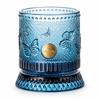 The Mizuro Bloom — Gold-Rimmed Spinning Glass