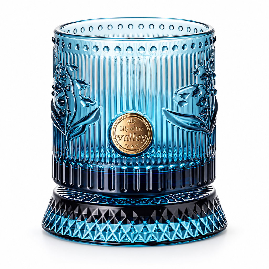 The Mizuro Bloom — Gold-Rimmed Spinning Glass