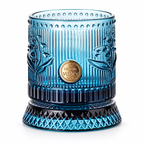 The Mizuro Bloom — Gold-Rimmed Spinning Glass