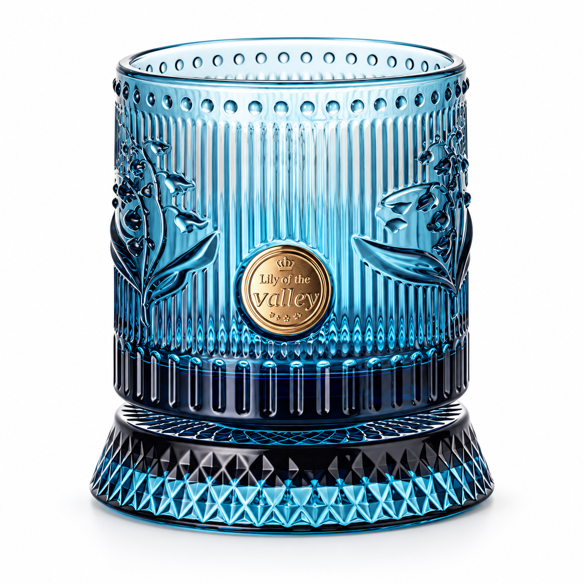 The Mizuro Bloom — Gold-Rimmed Spinning Glass
